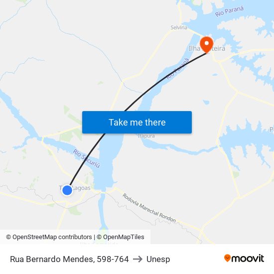 Rua Bernardo Mendes, 598-764 to Unesp map