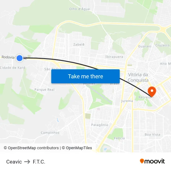 Ceavic to F.T.C. map