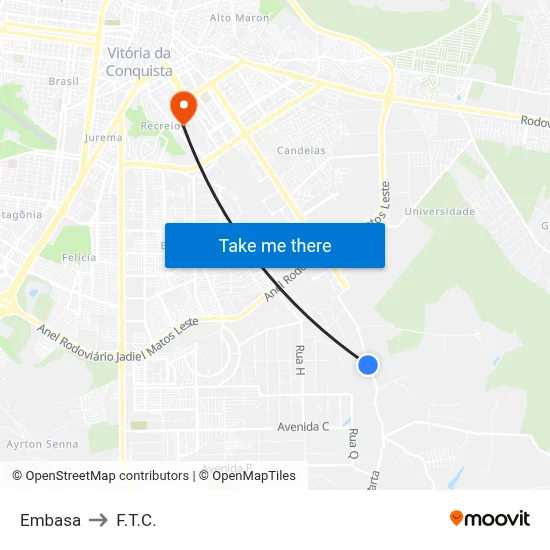 Embasa to F.T.C. map