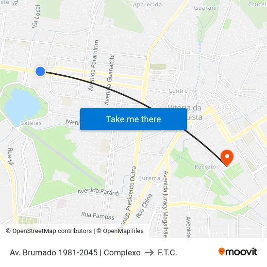 Av. Brumado 1981-2045 | Complexo to F.T.C. map