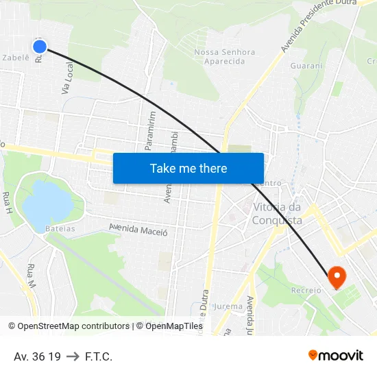 Av. 36 19 to F.T.C. map