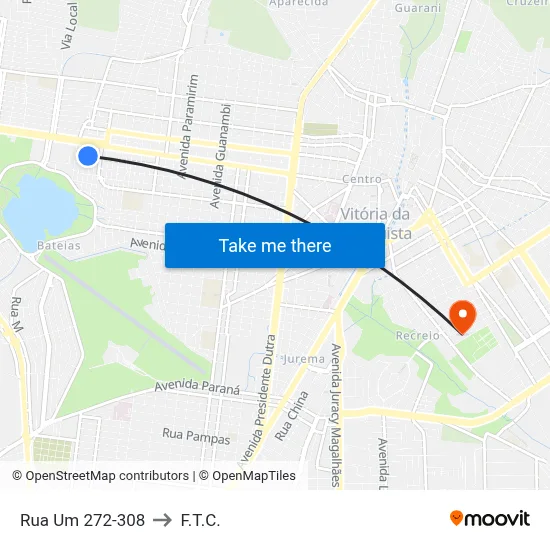 Rua Um 272-308 to F.T.C. map
