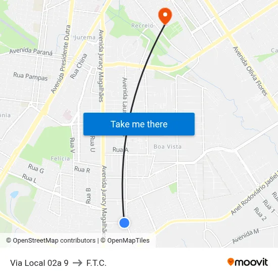 Via Local 02a 9 to F.T.C. map