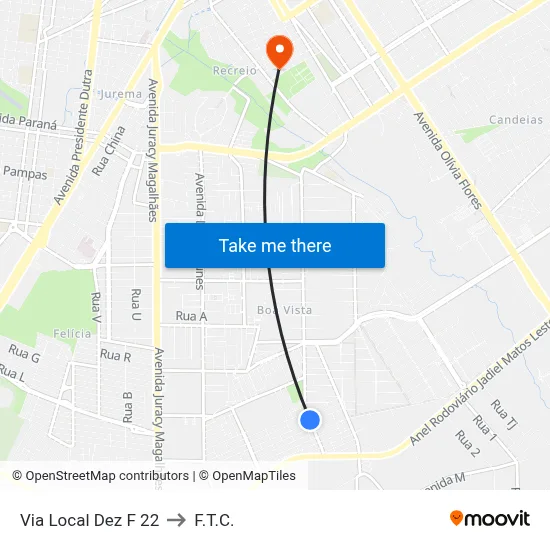 Via Local Dez F 22 to F.T.C. map