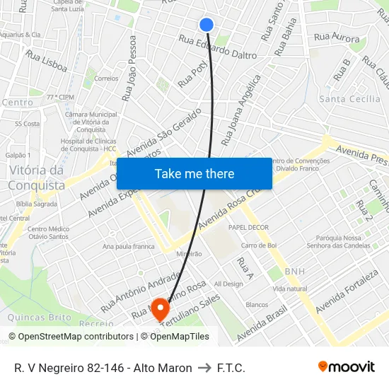 R. V Negreiro 82-146 - Alto Maron to F.T.C. map