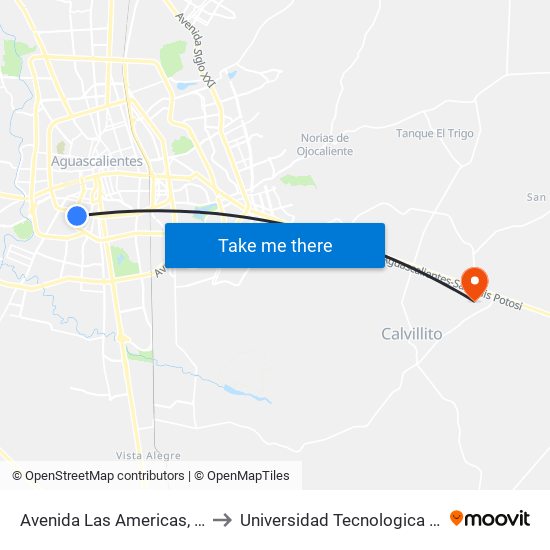 Avenida Las Americas, 413-1404 to Universidad Tecnologica El Reto�O map