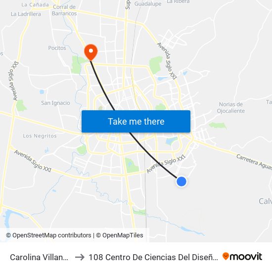 Carolina Villanueva, 339 to 108 Centro De Ciencias Del Diseño Y Construcción map
