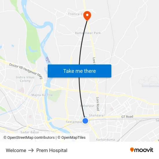 Welcome to Prem Hospital map