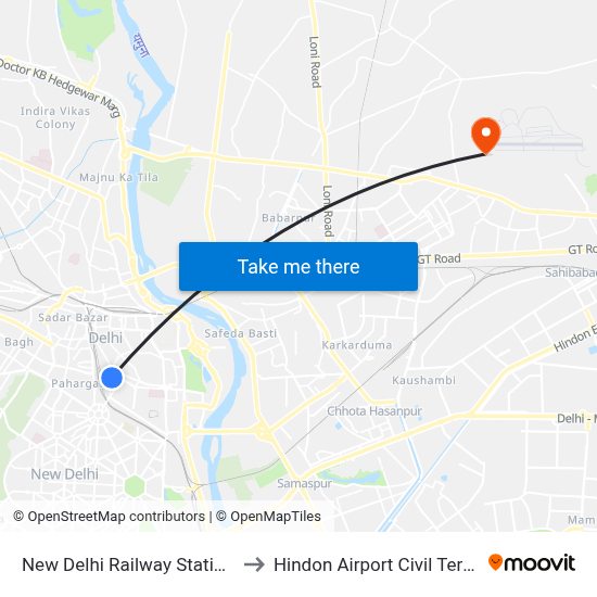 new-delhi-railway-station-gate-no-2-to-hindon-airport-civil-terminal