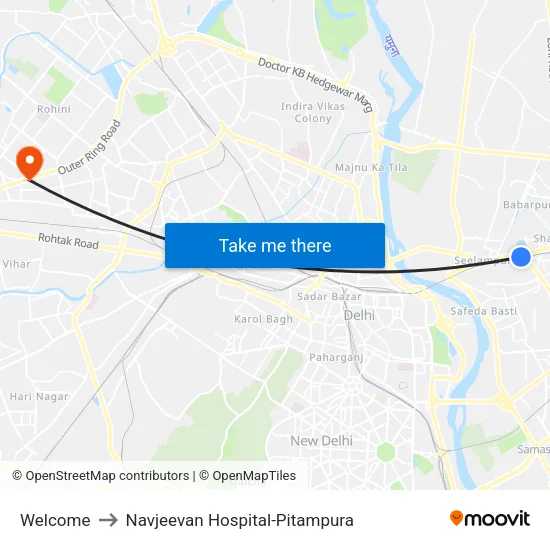 Welcome to Navjeevan Hospital-Pitampura map
