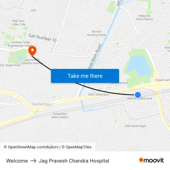 Welcome to Jag Pravesh Chandra Hospital map