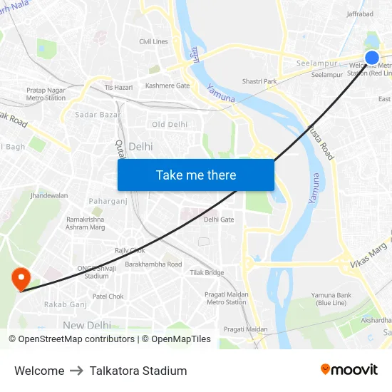 Welcome to Talkatora Stadium map