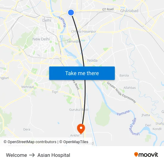 Welcome to Asian Hospital map
