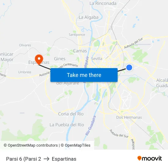 Parsi 6 (Parsi 2 to Espartinas map