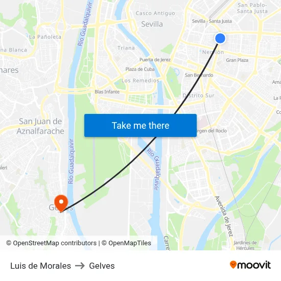 Luis de Morales to Gelves map