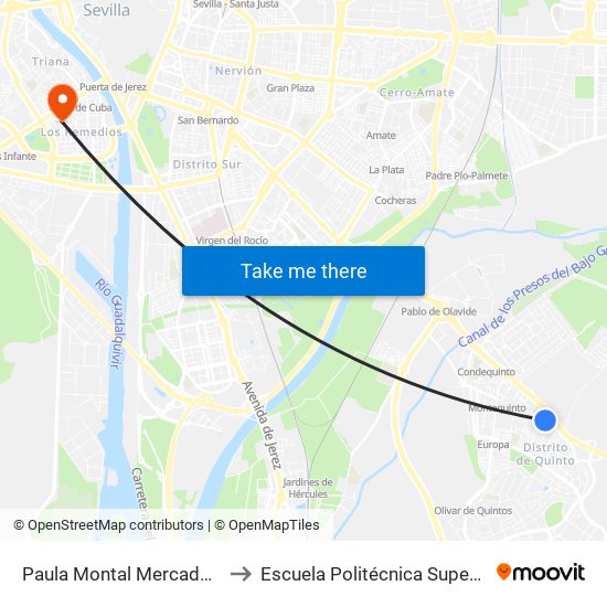 Paula Montal Mercadona to Escuela Politécnica Superior map