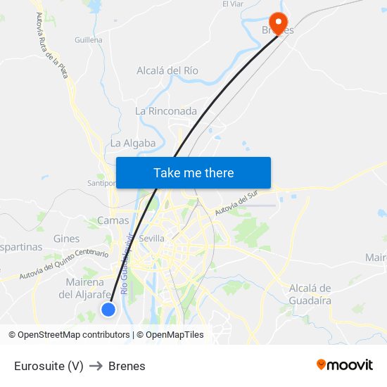 Eurosuite (V) to Brenes map