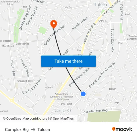 Complex Big to Tulcea map