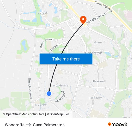 Woodroffe to Gunn-Palmerston map