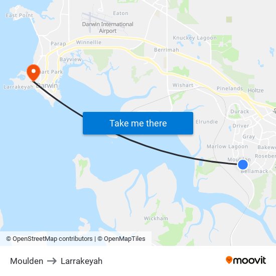 Moulden to Larrakeyah map