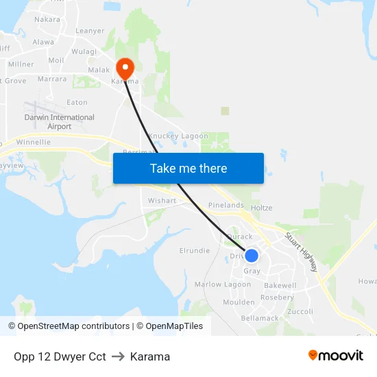 Opp 12 Dwyer Cct to Karama map
