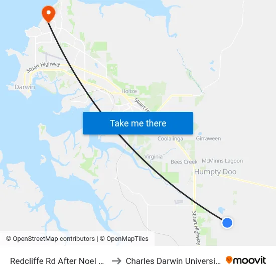 Redcliffe Rd After Noel Rd to Charles Darwin University map