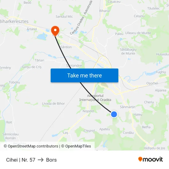 Cihei | Nr. 57 to Bors map