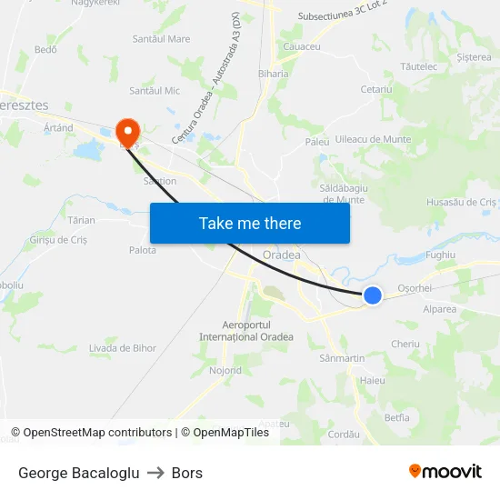 George Bacaloglu to Bors map