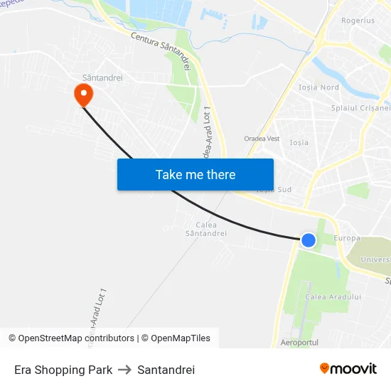 Era Shopping Park to Santandrei map