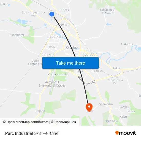Parc Industrial 3/3 to Cihei map