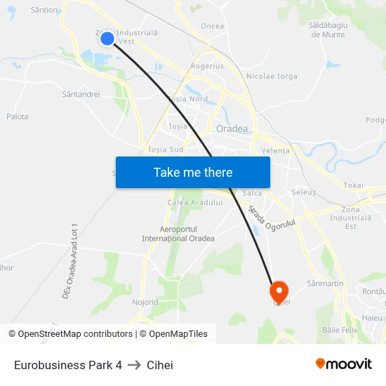 Eurobusiness Park 4 to Cihei map