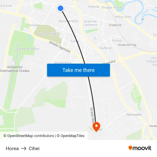 Horea to Cihei map