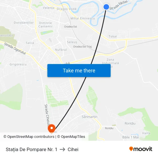 Stația De Pompare Nr. 1 to Cihei map
