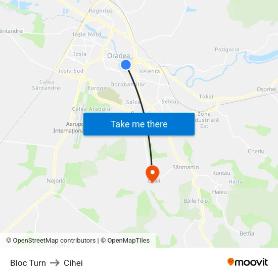 Bloc Turn to Cihei map