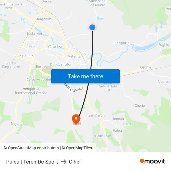 Paleu | Teren De Sport to Cihei map