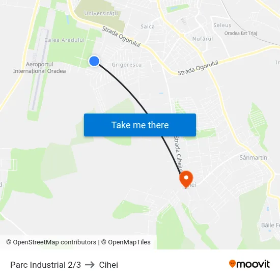 Parc Industrial 2/3 to Cihei map