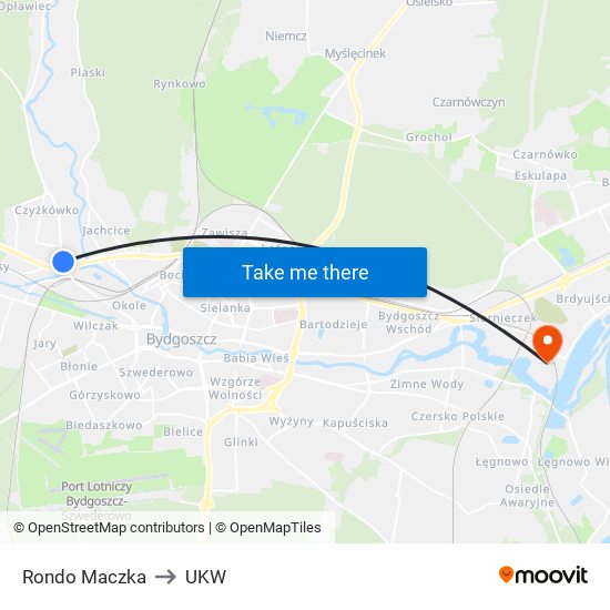Rondo Maczka to UKW map