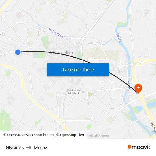 Glycines to Moma map