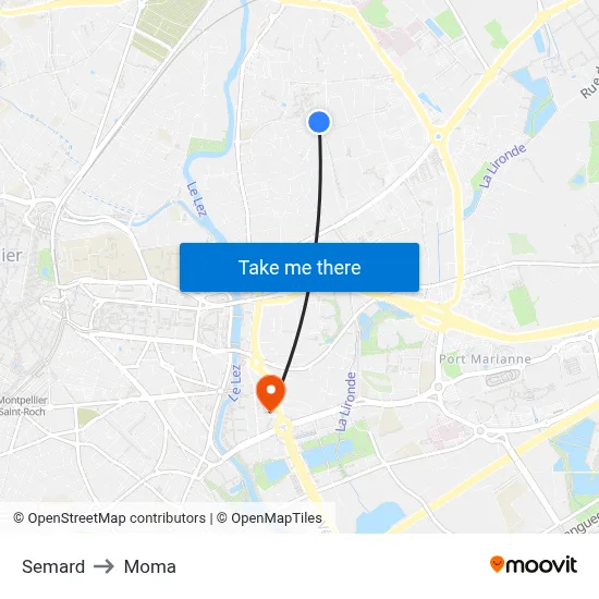 Semard to Moma map