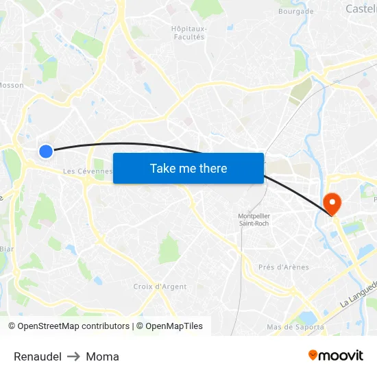 Renaudel to Moma map