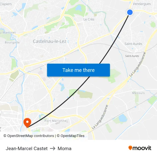 Jean-Marcel Castet to Moma map