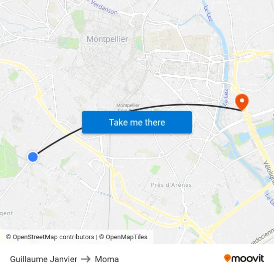 Guillaume Janvier to Moma map