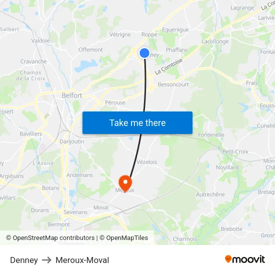Denney to Meroux-Moval map
