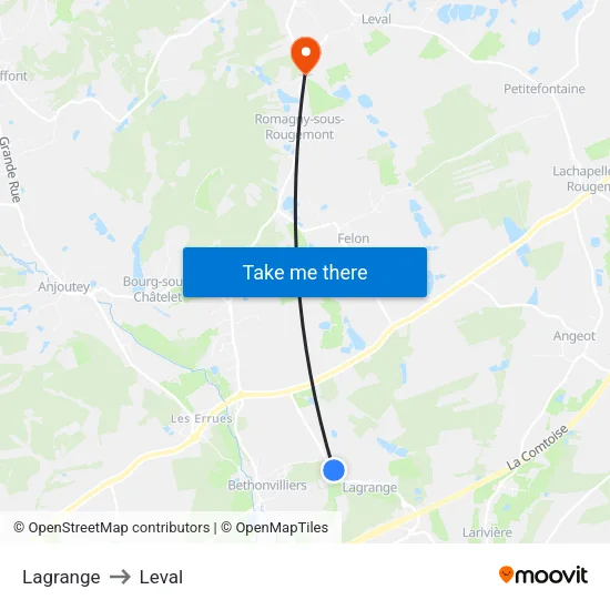 Lagrange to Leval map