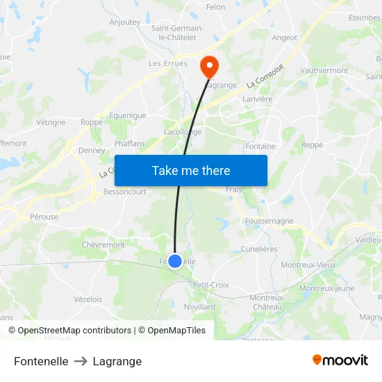 Fontenelle to Lagrange map