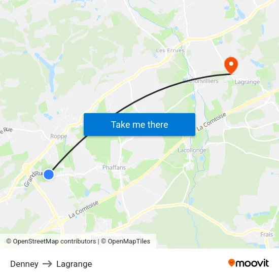 Denney to Lagrange map