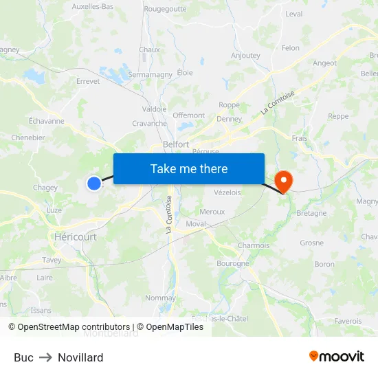 Buc to Novillard map