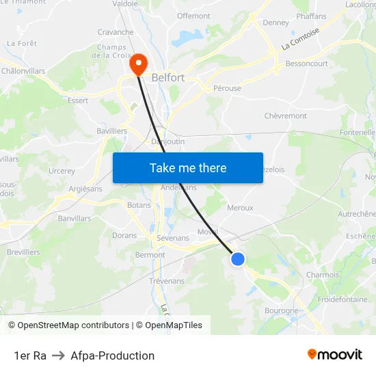 1er Ra to Afpa-Production map