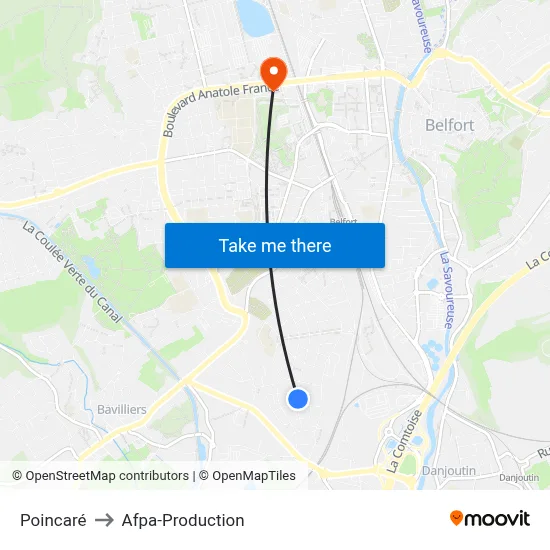 Poincaré to Afpa-Production map