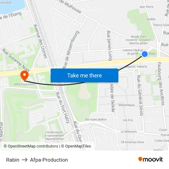 Rabin to Afpa-Production map